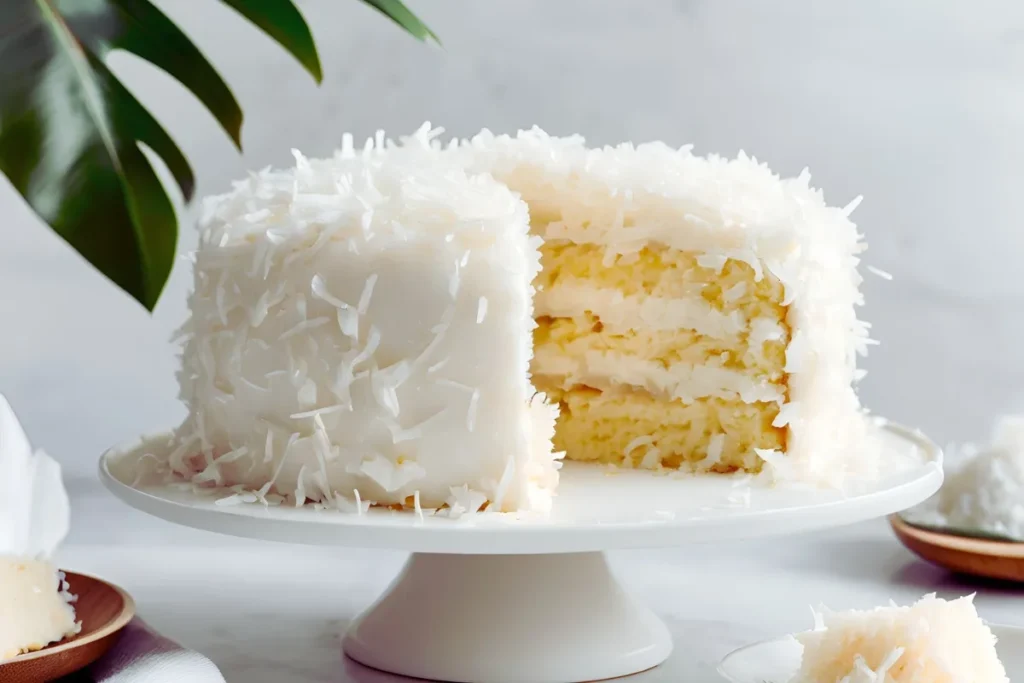 Coconut Cake with 7 Minute Frosting