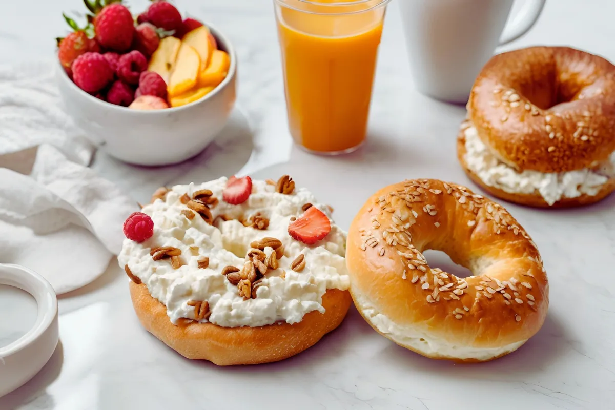 Cottage Cheese Bagels