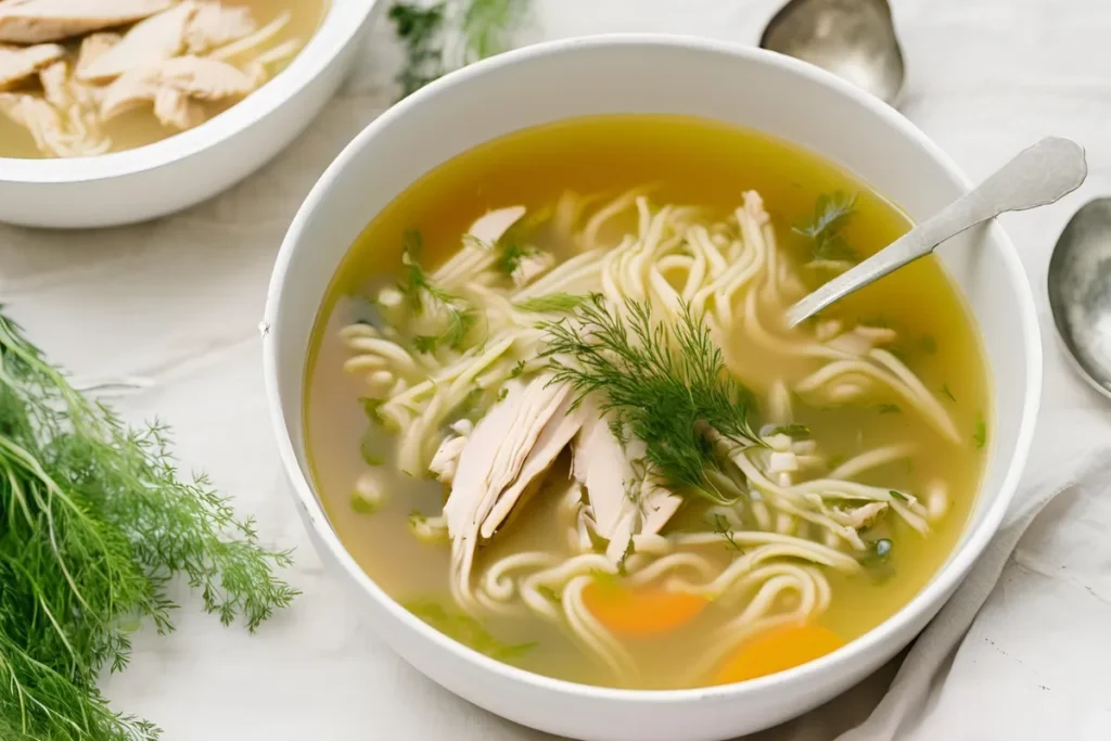 Classic chicken noodle soup recipe