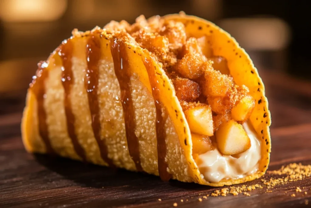 Apple Cheesecake Tacos - Dessert Taco