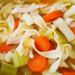 Crockpot soup with vegetables and herbs