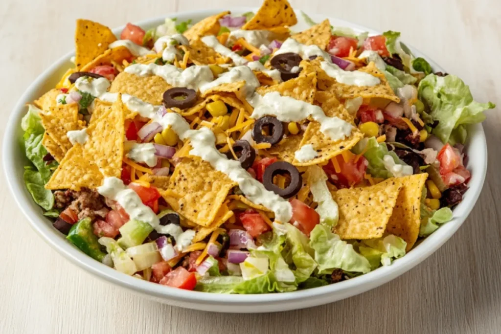 Taco Salad with Tortilla Chips