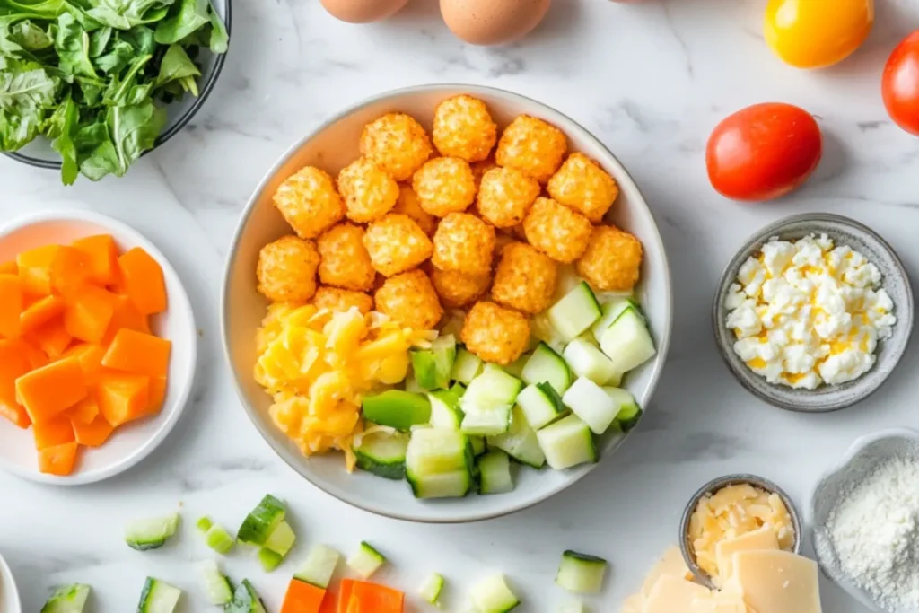 Ingredients for Tater Tot Casserole