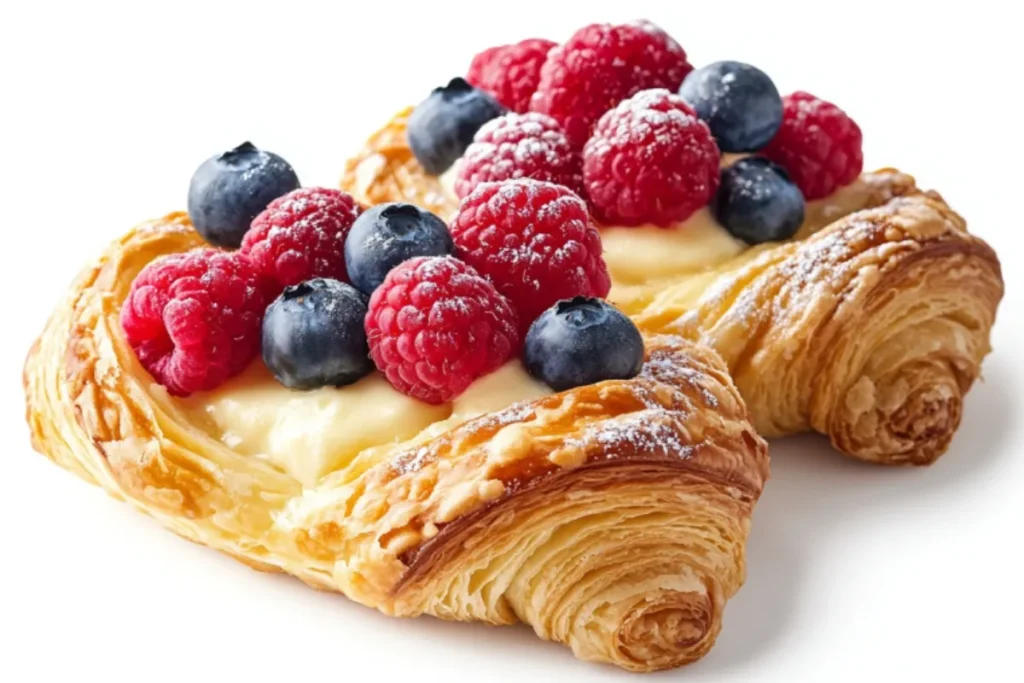 Cheese Danish with Fruit Toppings