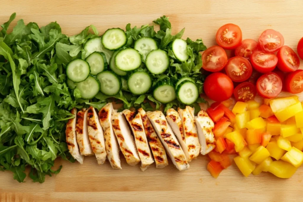 Healthy Chicken Salad Wrap Ingredients