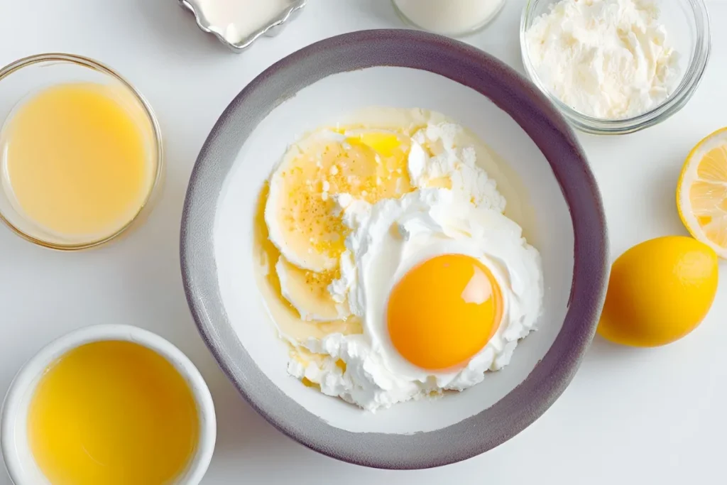 Lemon Ricotta Pancake Ingredients