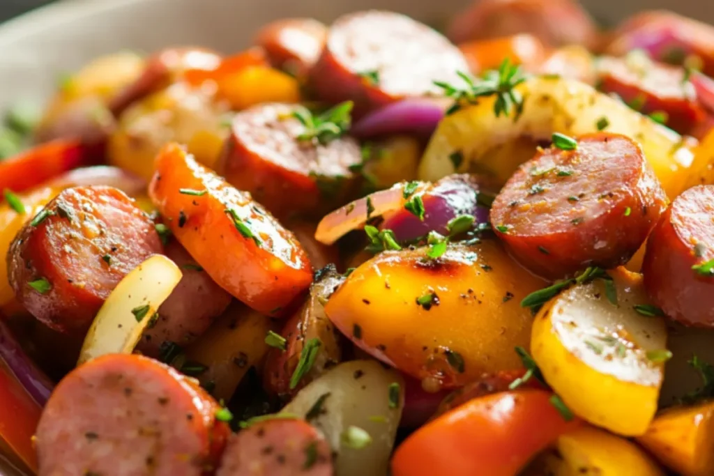 Kielbasa Recipes – Grilled Kielbasa Skewers with Vegetables