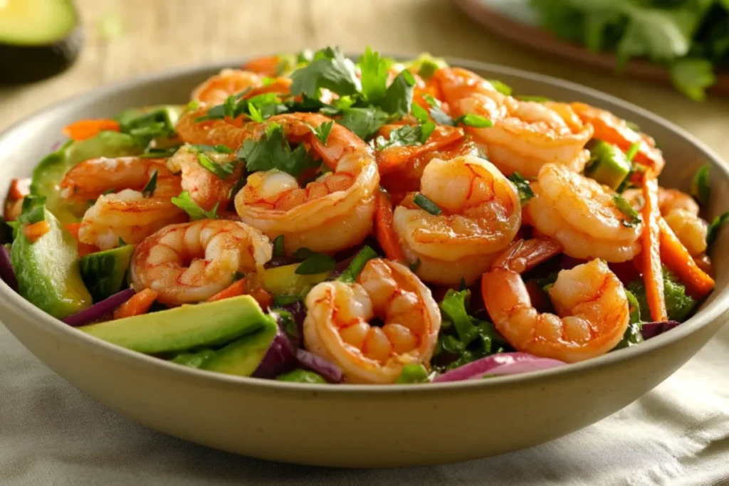 Shrimp Salad with Fresh Ingredients