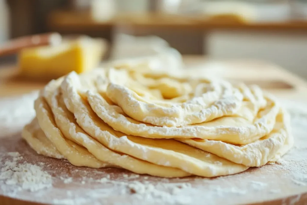 Preparing Cheese Danish Dough