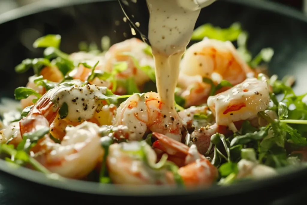 Shrimp Salad with Dressing