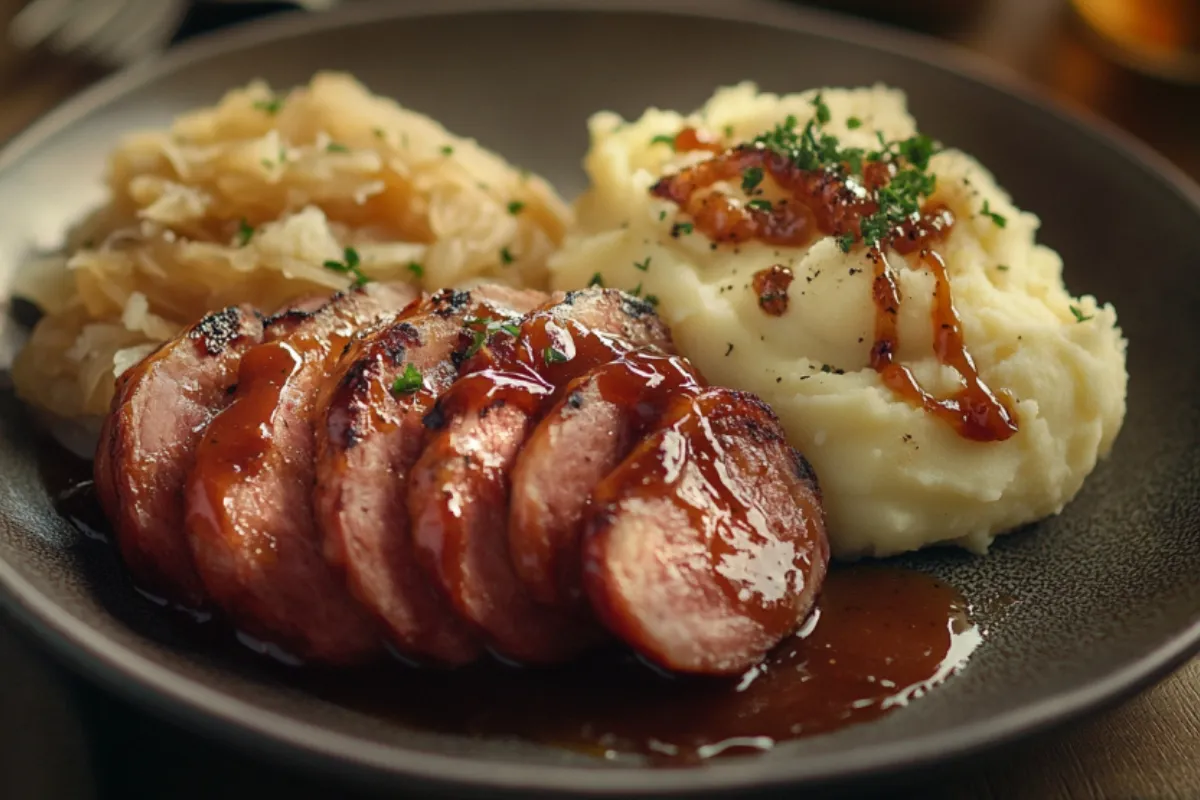 Kielbasa Recipes – Traditional Kielbasa with Sauerkraut and Potatoes